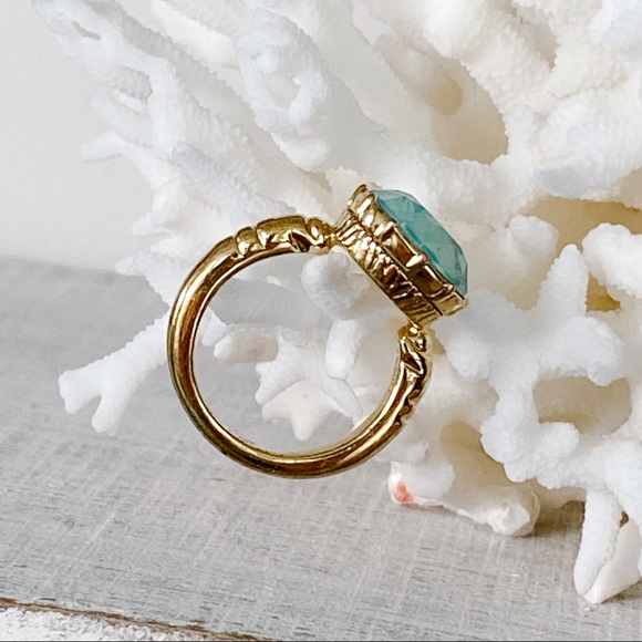 Coach Metallic Cushion Stone Ring - Picture 3 of 4